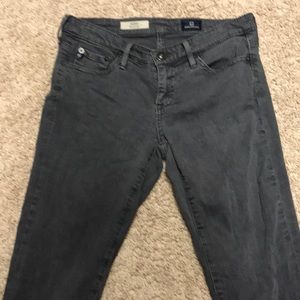 Ag the stilt cigarette leg gray jeans 25R